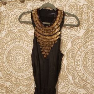 French Connection 100% Silk Halter Dress